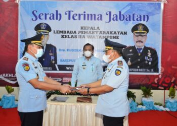 11 Bulan Menjabat, Kalapas Bone Berganti