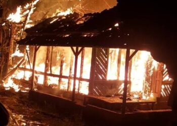 Rumah Seorang Lansia Ludes Dilalap Api