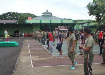 Meriahkan HPN 2022, Dandim Bone Ajak Jurnalis Olahraga Bersama