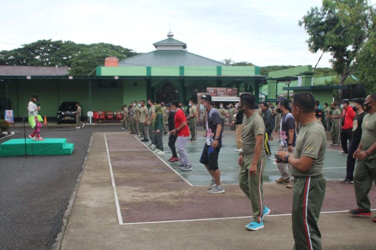 Meriahkan HPN 2022, Dandim Bone Ajak Jurnalis Olahraga Bersama