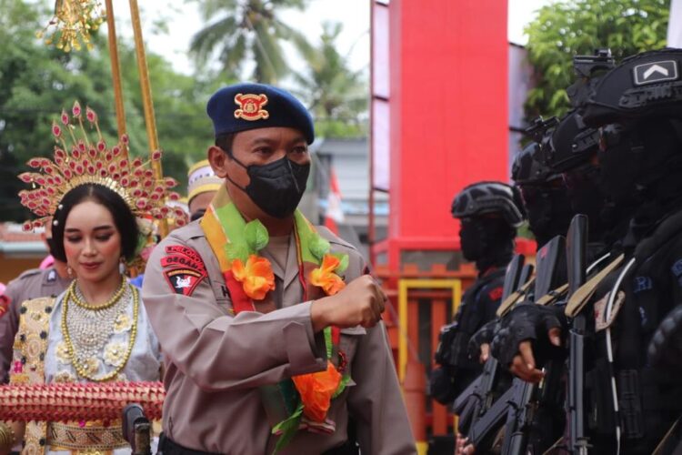 Dansat Brimob Sulsel Kunker Perdana ke Batalyon C Pelopor Bone