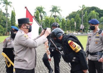 1 SST Brimob Bone Kembali Ke Mako Usai 5 Bulan Amankan Kabupaten Papua