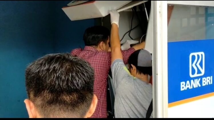 Mesin ATM di SPBU Cabalu Dibobol Maling, Uang Rp 29 Juta Raib