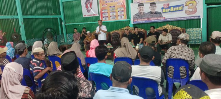 Di Depan Warga Laccori, ” BerAmal ” Beberkan Komitmen  Soal infrastruktur Jalan