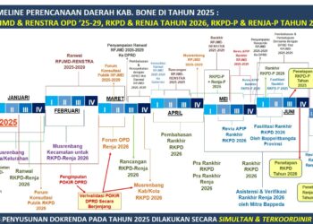 MoU Ranwal RPJMD dan Musrenbang Ranwal RKPD 2026 Bone Melewati Batas Waktu