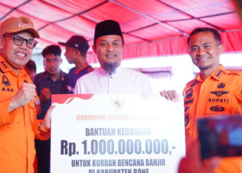 Pemprov Sulsel Gelontorkan 1 M BKK Untuk Banjir Di Bone, Ini Rinciannya