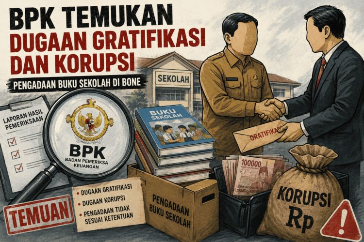 BPK Temukan Dugaan Gratifikasi dan Korupsi Pengadaan Buku Sekolah di Bone