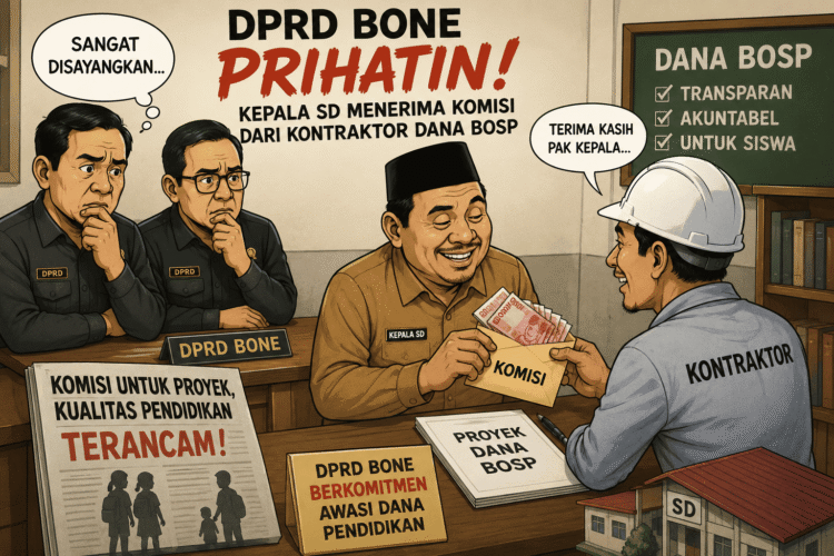 DPRD Bone Ungkap Keprihatinan Terhadap 7 Kepala Sekolah Yang Menerima Komisi Dari Kontraktor